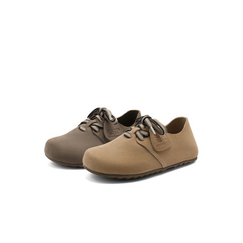 百丽时尚复古勃肯鞋女24秋季新款商场同款全包吐司鞋84010A85