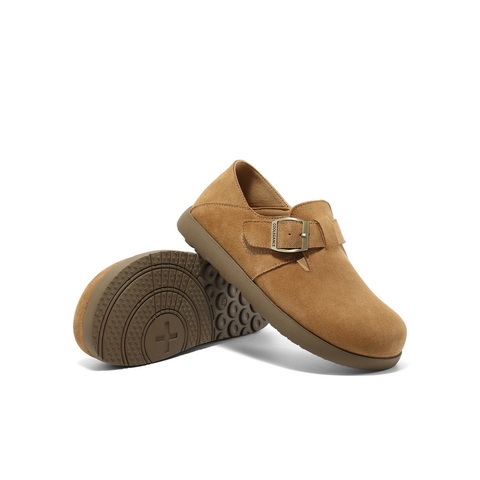 百丽时尚简约勃肯鞋女2025春新商场同款加绒保暖鞋D4W1DAM5