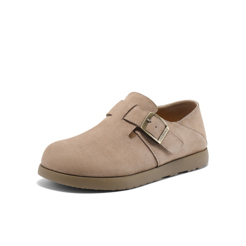 百丽时尚简约勃肯鞋女2025春新商场同款加绒保暖鞋D4W1DAM5