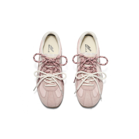 百丽时尚复古德训鞋2025春新双鞋带休闲板鞋B2472AM5