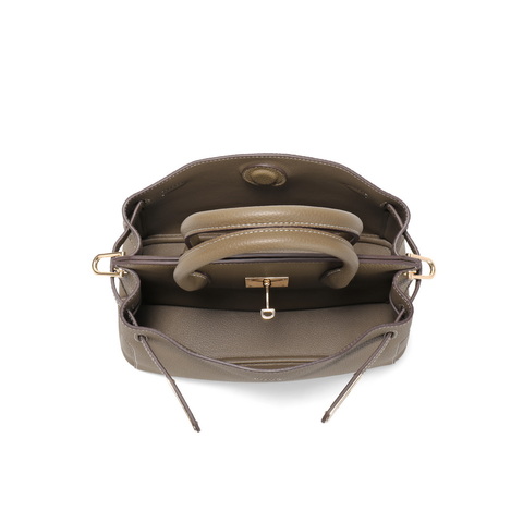 百丽包包女鎏金岁月商场同款质感铂金包单肩斜挎手提包X7257AX5