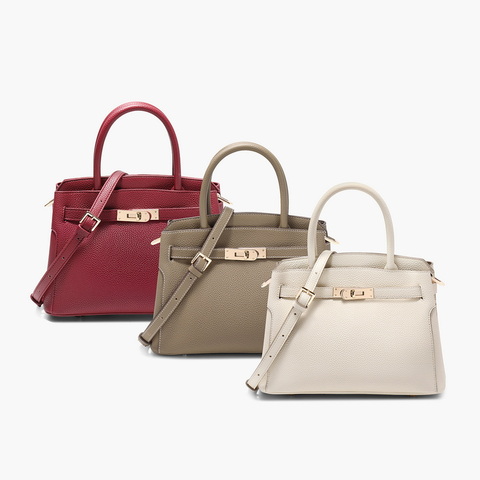 百丽包包女鎏金岁月商场同款质感铂金包单肩斜挎手提包X7257AX5