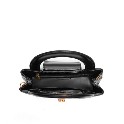 百丽包女2024新商场同款小香风mini凯莉包单肩斜挎手提包X7183AX5