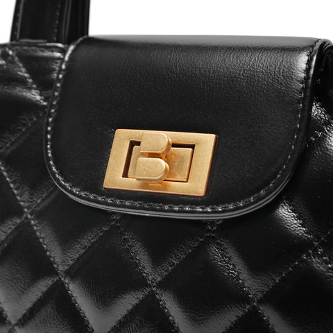 百丽包女2024新商场同款小香风mini凯莉包单肩斜挎手提包X7183AX5