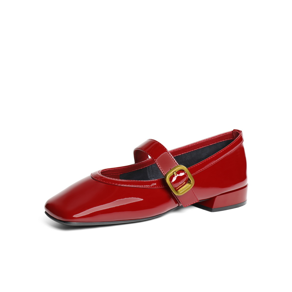 百丽显瘦时装玛丽珍鞋女2025春新气质优雅单鞋B2440AQ5