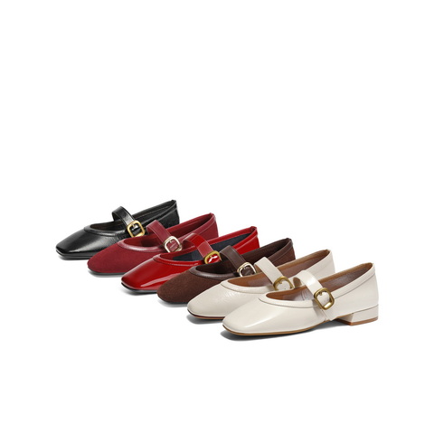 百丽显瘦时装玛丽珍鞋女2025春新气质优雅单鞋B2440AQ5