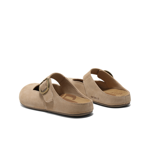 百丽休闲舒适勃肯鞋2025夏新商场同款魔术贴包头拖D6A1DBH5