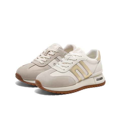 百丽拼色跑道阿甘鞋女2025春新商场同款时尚运动休闲鞋D5P1DAM5