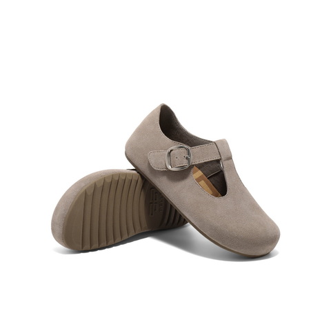 百丽复古魔术贴勃肯鞋2025春新商场同款透气休闲鞋D5U1DAA5