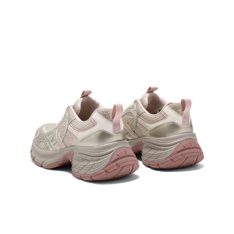 百丽透气网老爹鞋女2025春新商场同款厚底增高休闲鞋D7S1DBM5