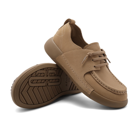 百丽复古牛津鞋女2025春商场同款真皮新款舒适休闲鞋B7L1DAM5