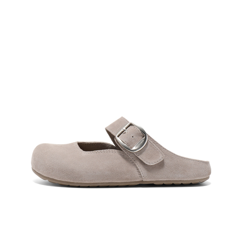 百丽休闲舒适勃肯鞋2025夏新商场同款魔术贴包头拖D6A1DBH5