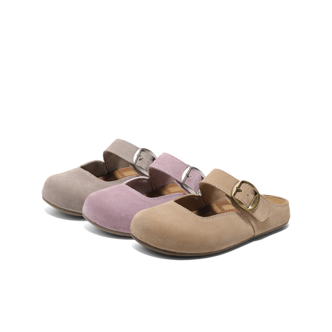 百丽休闲舒适勃肯鞋2025夏新商场同款魔术贴包头拖D6A1DBH5