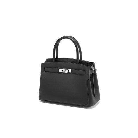 百丽包包女鎏金岁月商场同款质感铂金包单肩斜挎手提包X7257AX5