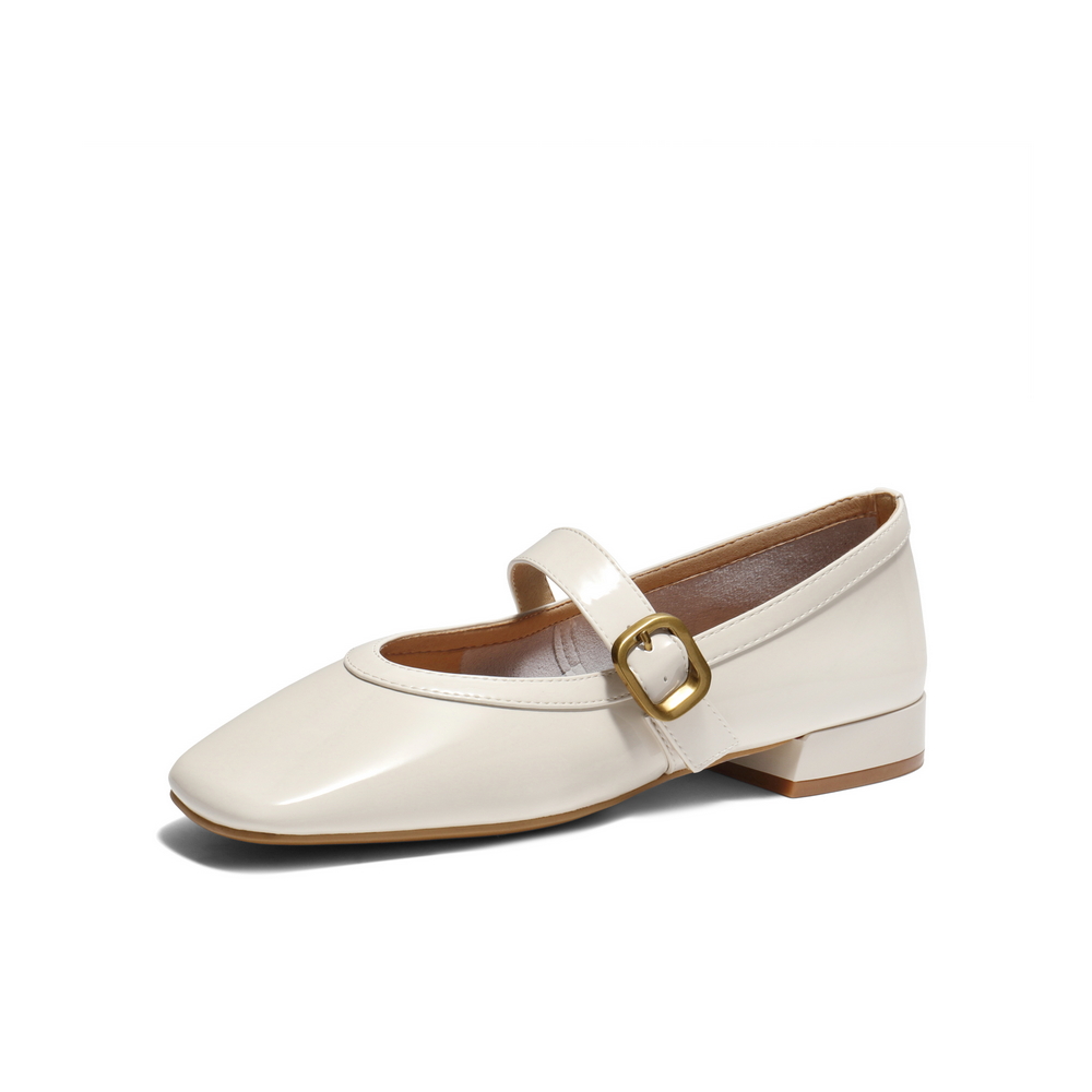 百丽显瘦时装玛丽珍鞋女2025春新气质优雅单鞋B2440AQ5