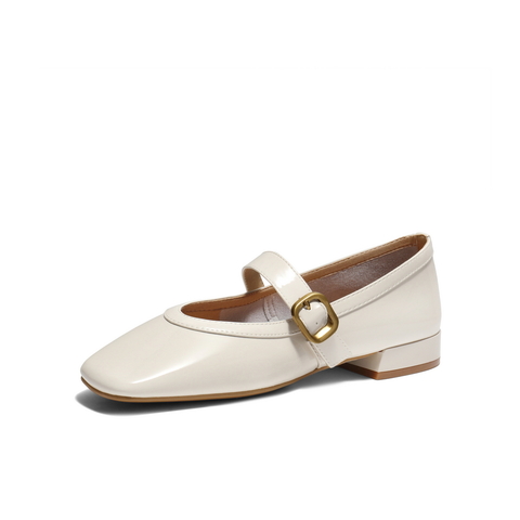 百丽显瘦时装玛丽珍鞋女2025春新气质优雅单鞋B2440AQ5