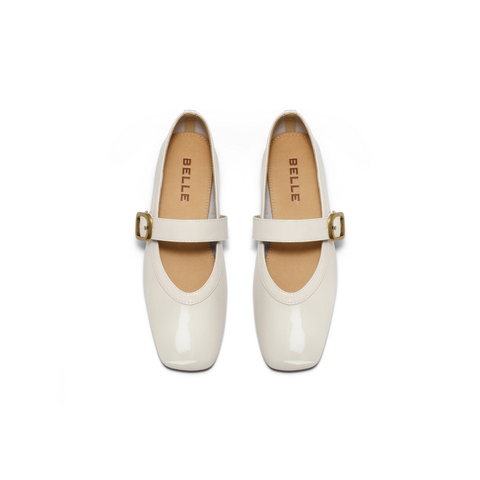 百丽显瘦时装玛丽珍鞋女2025春新气质优雅单鞋B2440AQ5