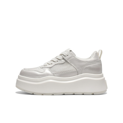 百丽简约舒适网面鞋2025夏新商场同款厚底休闲鞋D5L1DBM5