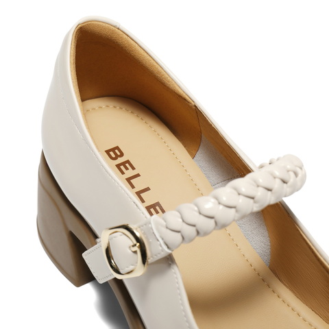 百丽优雅时装玛丽珍鞋女2025春新商场同款显瘦方跟单鞋3A6A8AQ5