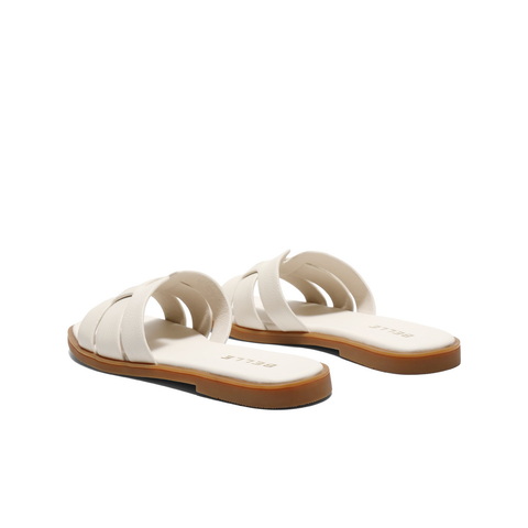 百丽简约编织拖鞋女2025夏新商同款舒适平跟可外穿拖鞋D6F1DBT5