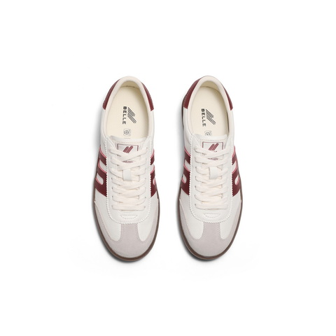 百丽跑道家族德训鞋女2025春新时尚舒适软底板鞋C1H3DAM5