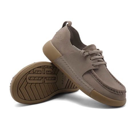 百丽复古牛津鞋女2025春商场同款真皮新款舒适休闲鞋B7L1DAM5