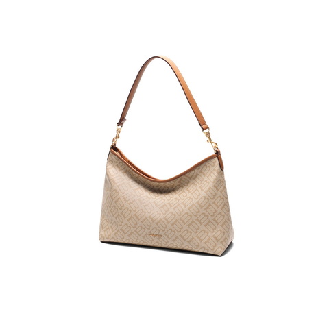 百丽包包女2025春新款复古休闲hobo单肩斜挎托特包X7199AX5