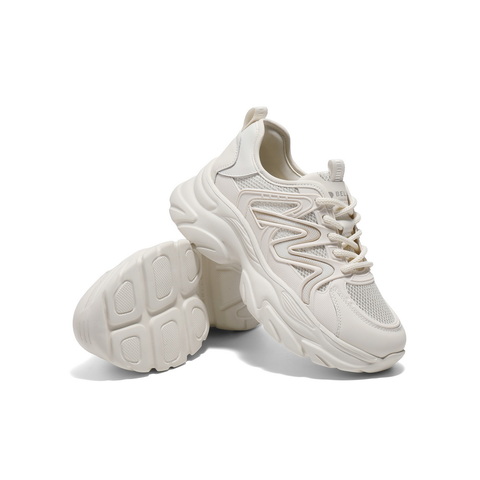 百丽时尚舒适网面鞋2025夏新商场同款厚底运动休闲鞋D7C1DBM5