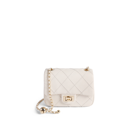 百丽包女2025夏商场同款小香风菱格华夫饼单肩斜挎绗缝包X7307BX5