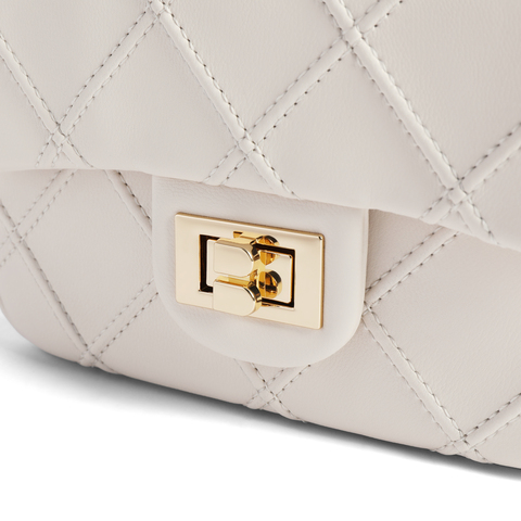 百丽包女2025夏商场同款小香风菱格华夫饼单肩斜挎绗缝包X7307BX5