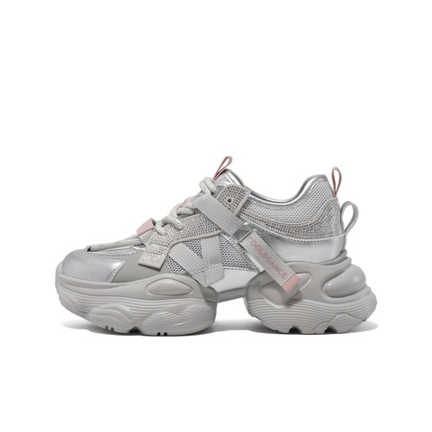 百丽时尚拼接老爹鞋2025夏新商场同款增高厚底鞋D5D2DBM5