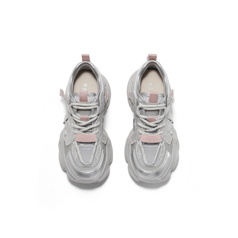 百丽时尚拼接老爹鞋2025夏新商场同款增高厚底鞋D5D2DBM5