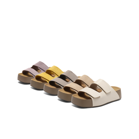 百丽复古厚底勃肯拖鞋女2025春新商场同款舒适可外穿拖鞋D5Z2DBT5