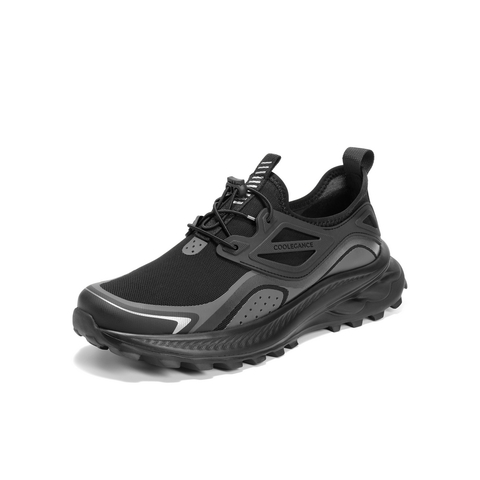 百丽网面透气健步鞋男2025新款夏商场同款厚底休闲运动鞋8SX01BM5