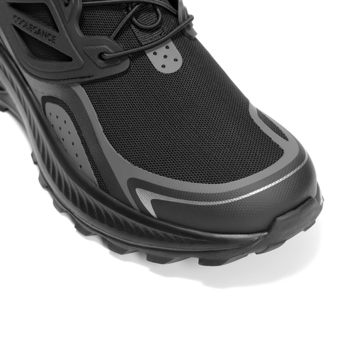 百丽网面透气健步鞋男2025新款夏商场同款厚底休闲运动鞋8SX01BM5