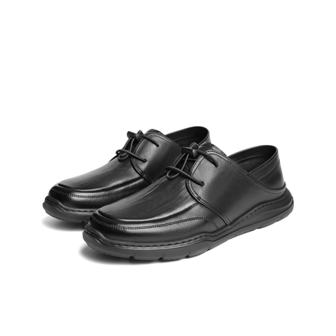 百丽厚底两穿商务鞋男2025新款夏季商场同款牛皮休闲皮鞋8TB01BM5