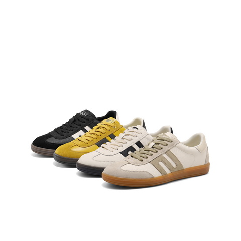 百丽跑道家族德训鞋女2025春新时尚舒适软底板鞋C1H3DAM5