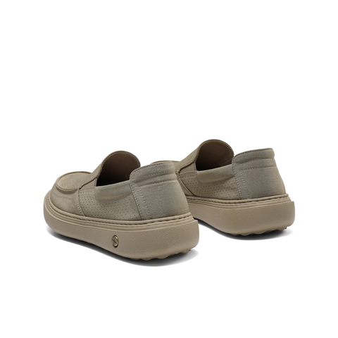 百丽透气布鞋男2025新款夏季商场同款厚底一脚蹬休闲鞋8SW02BM5