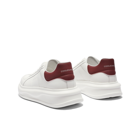 百丽时尚百搭小白鞋男2025新款春季厚底增高撞色休闲板鞋A1826AM5