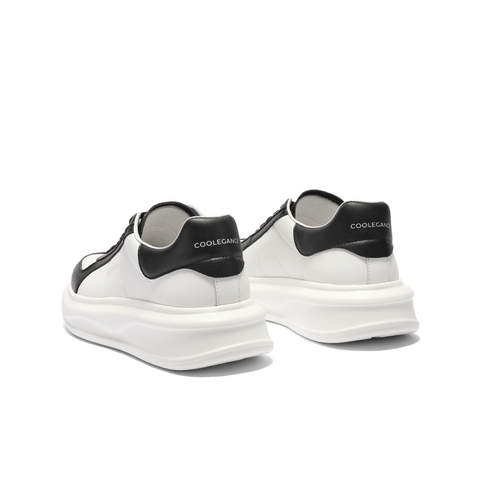 百丽时尚百搭小白鞋男2025新款春季厚底增高撞色休闲板鞋A1826AM5