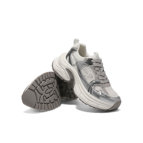 百丽拼接潮流老爹鞋女2025春新时尚厚底运动休闲鞋B2524AM5