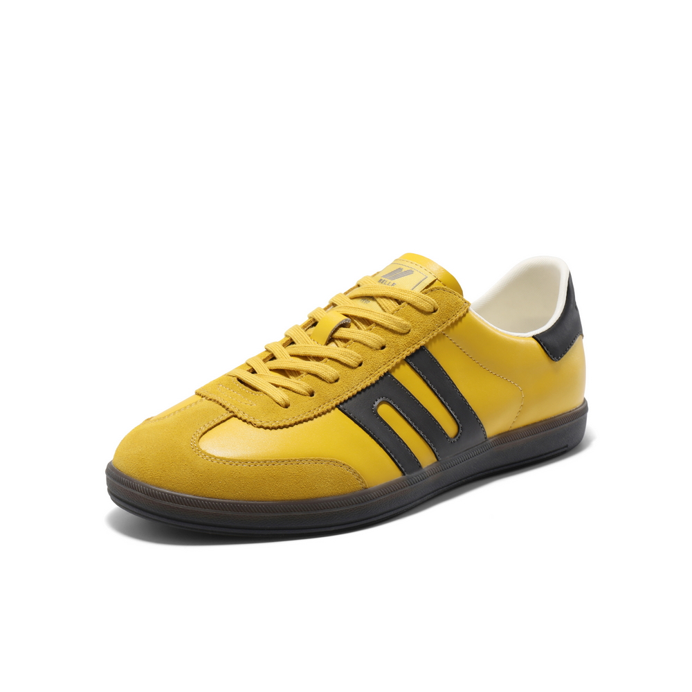 百丽复古徳训鞋男2025新款夏商场同款撞色休闲运动板鞋8SV01BM5