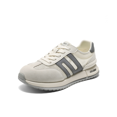 百丽网面透气休闲运动鞋男2025新款夏季户外慢跑阿甘鞋A1967BM5