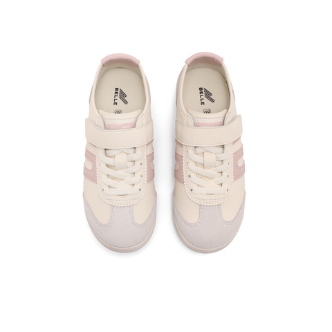 百丽时尚拼色德训鞋女童鞋2025春新舒适运动风休闲鞋13020A85