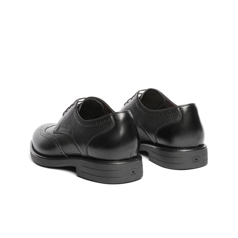 百丽布洛克雕花商务鞋男2025新款春牛皮打孔透气正装皮鞋7TN01AM5