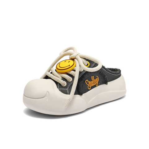 百丽SMEILEY联名款女2025夏新商场同款可爱厚底穆勒鞋3ZJB4BH5