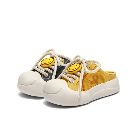 百丽SMEILEY联名款女2025夏新商场同款可爱厚底穆勒鞋3ZJB4BH5