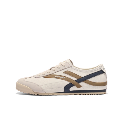 百丽撞色休闲板鞋男2025新款夏季商场同款复古潮搭德训鞋8TE01BM5