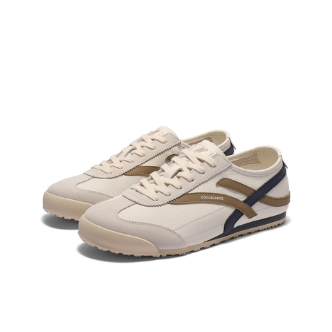 百丽撞色休闲板鞋男2025新款夏季商场同款复古潮搭德训鞋8TE01BM5