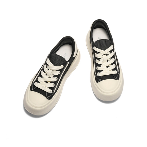 百丽网面透气休闲板鞋男2025新款夏季厚底增高时尚布鞋A2017BM5